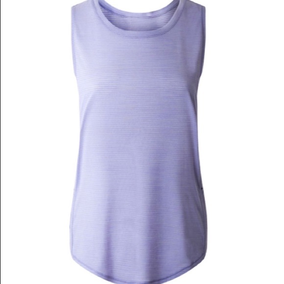 Lululemon light purple tank top/ open side detail - Picture 1 of 4